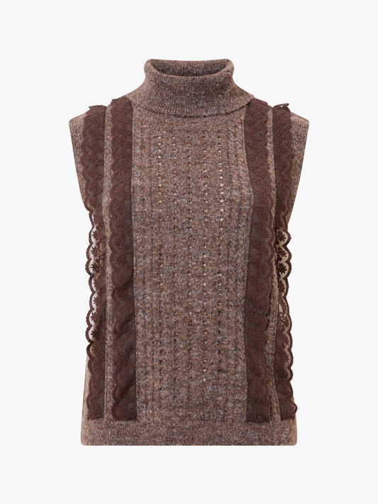 French Connection Keziz Lace Sleeveless Jumper