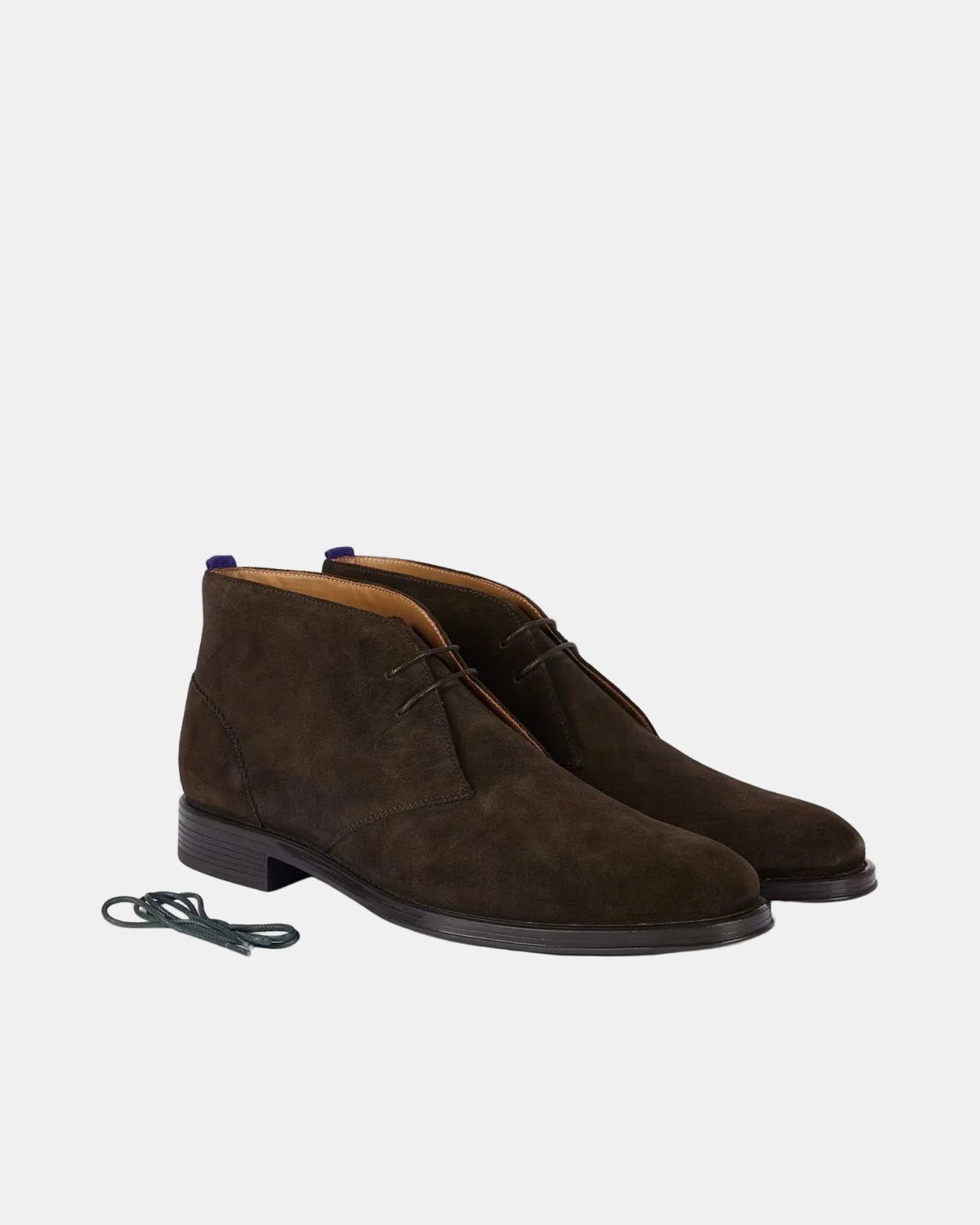 Paul Smith Dark Brown Suede 'Wilbur' Boots