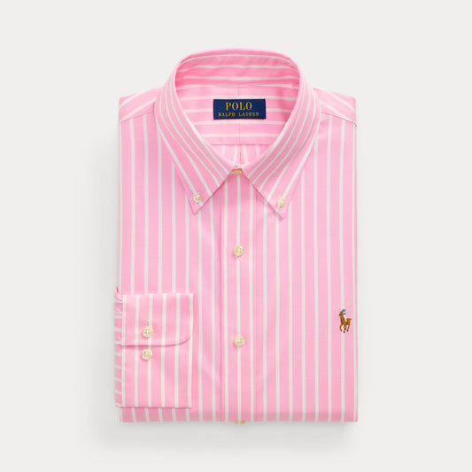 Custom Fit Striped Pinpoint Oxford Shirt