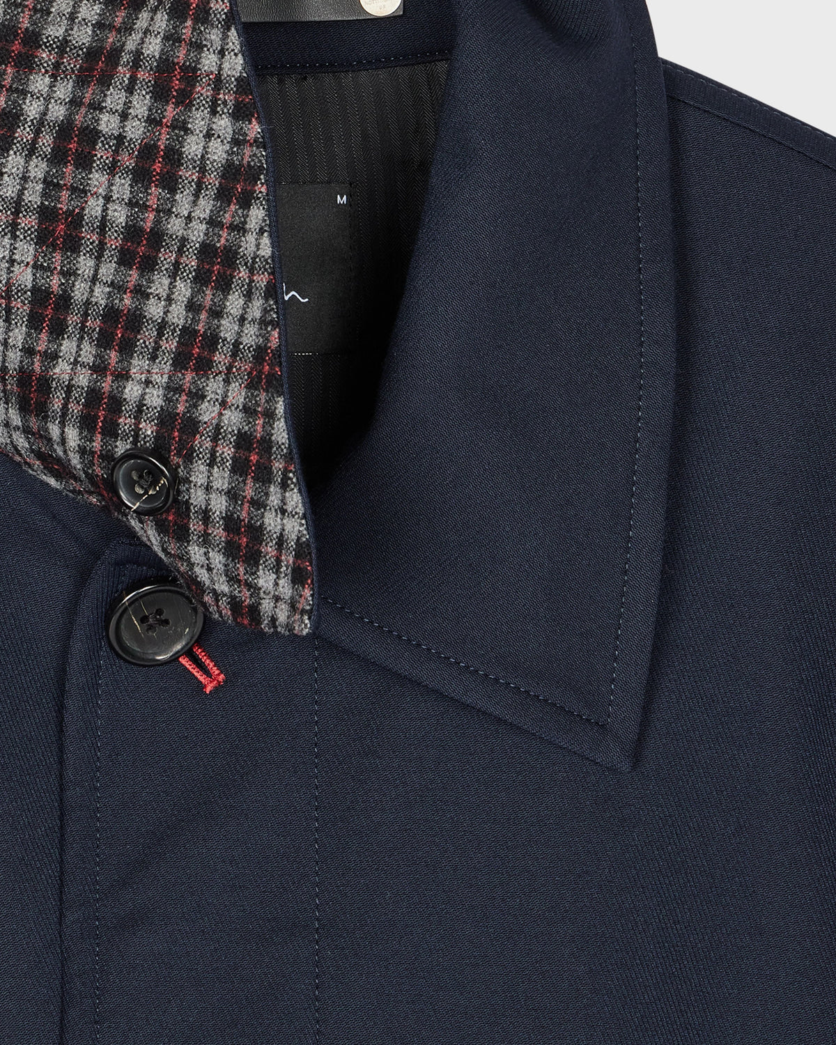 Paul Smith Navy Cotton-Blend Mac
