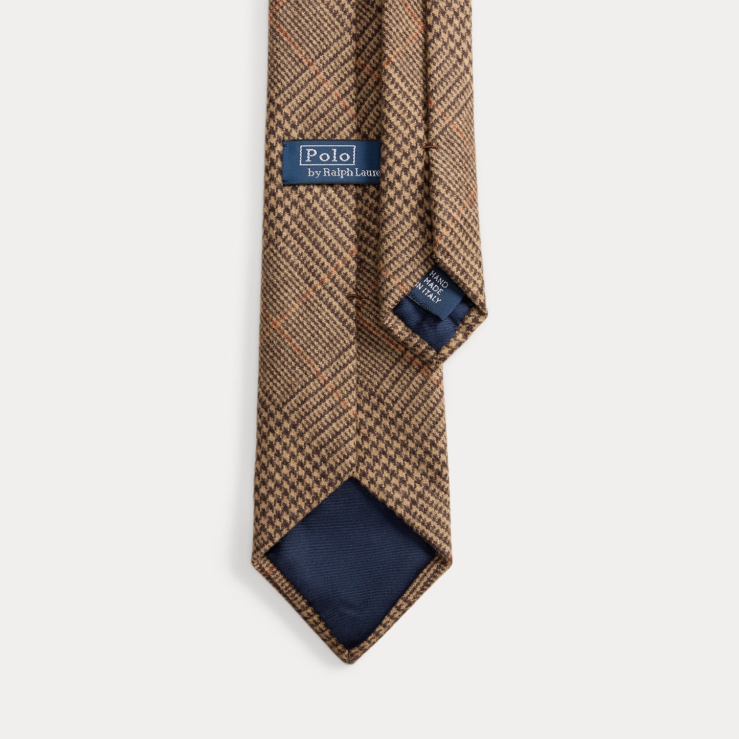 Polo Ralph Lauren Embroidered Plaid Wool Tie
