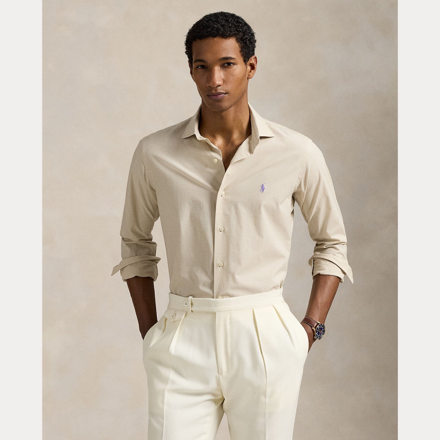 Polo Ralph Lauren Plaid Stretch Poplin Shirt