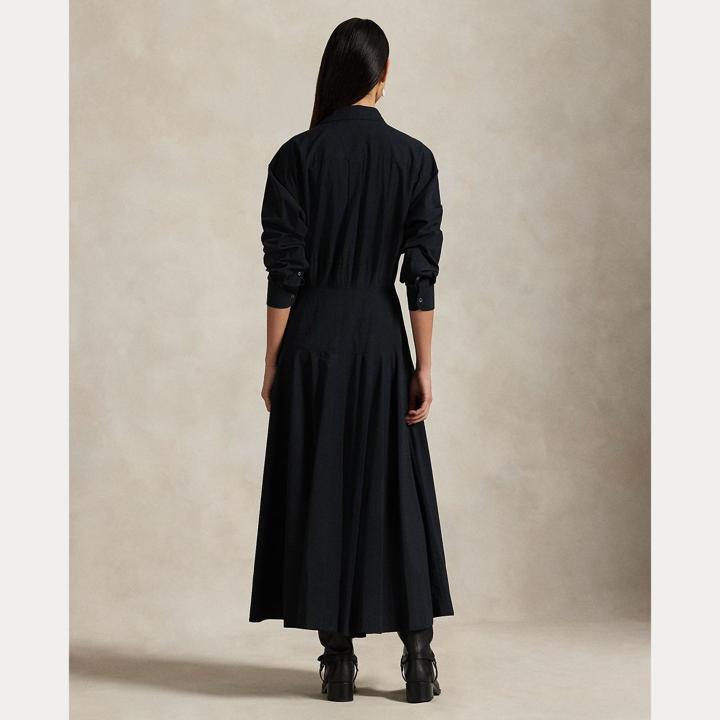 Polo Ralph Lauren Panelled Cotton Canvas Shirt Dress