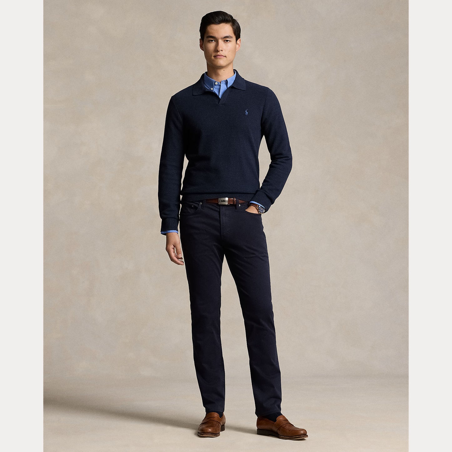 Polo Ralph Lauren Varick Slim Straight Stretch Sateen Pant
