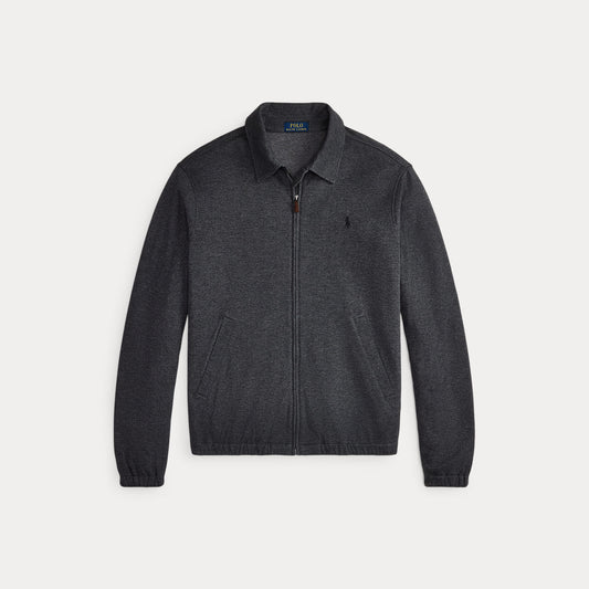 Herringbone Luxury Jersey Bomber Jacket