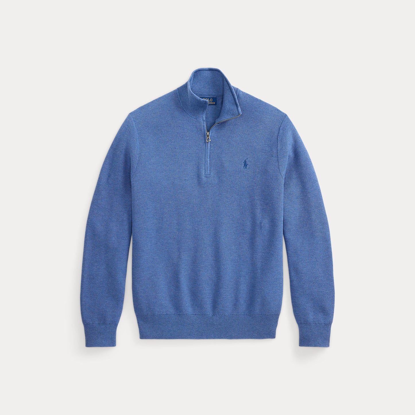 Polo Ralph Lauren Mesh-Knit Cotton Quarter-Zip Jumper