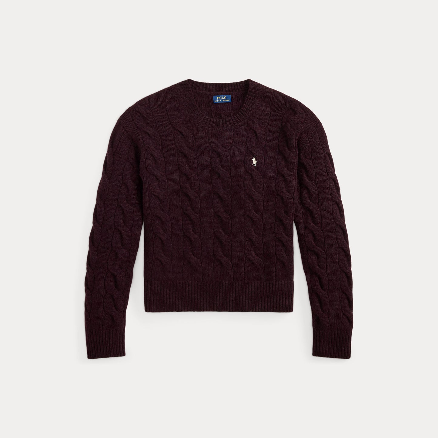 Polo Ralph Lauren Cable Knit Wool Cashmere Sweater