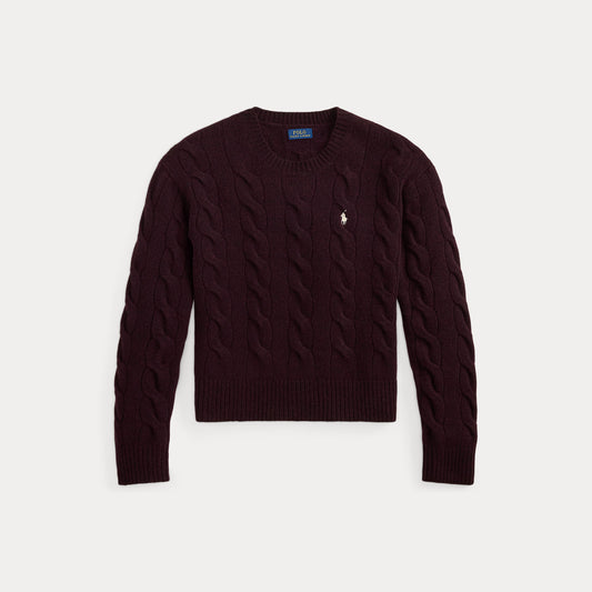 Polo Ralph Lauren Cable Knit Wool Cashmere Sweater