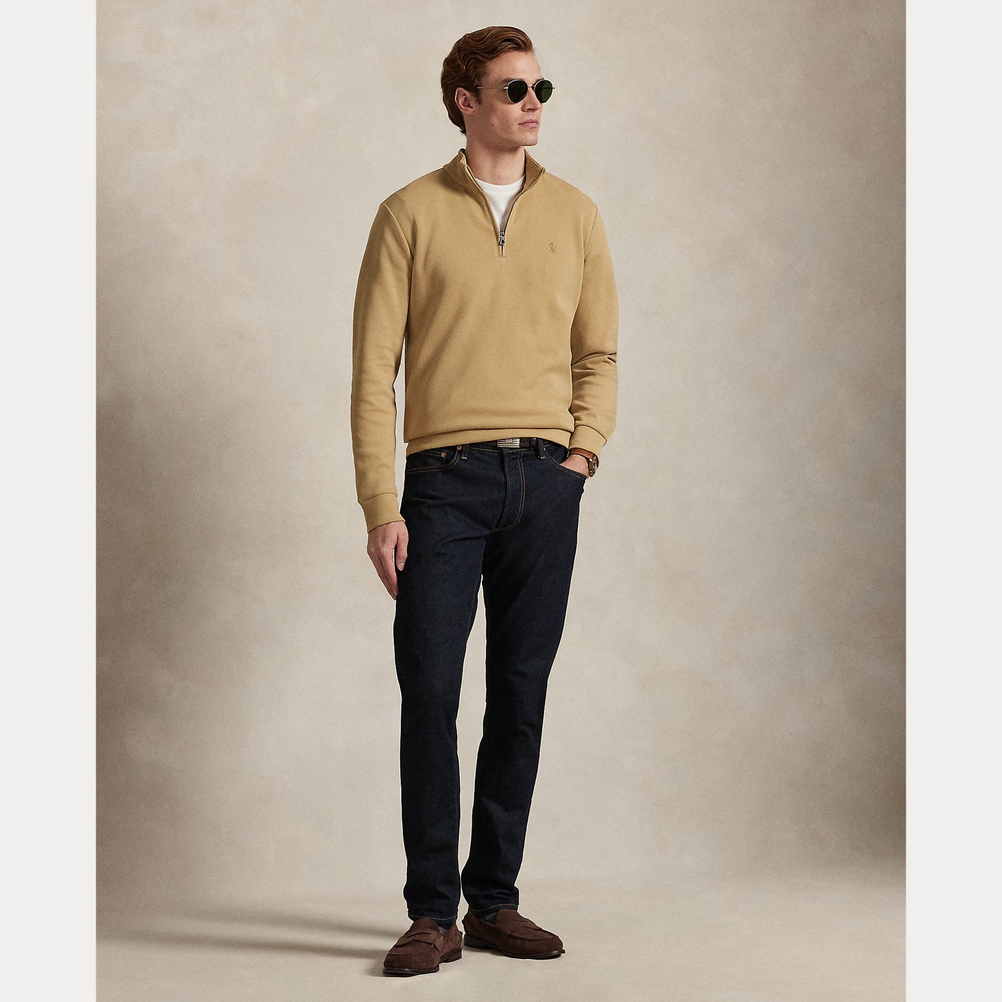 Double Knit Mockneck Pullover