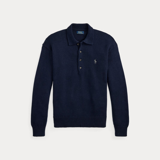 Polo Ralph Lauren Relaxed Fit Cable Cotton Polo Sweater