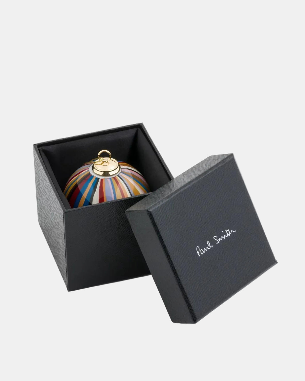 Paul Smith Hand Painted 'Signature Stripe' Glass Bauble