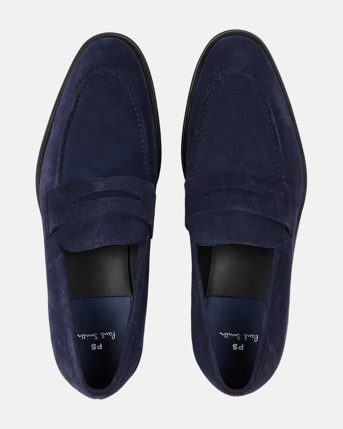 Paul Smith Navy Suede 'Pierce' Loafers