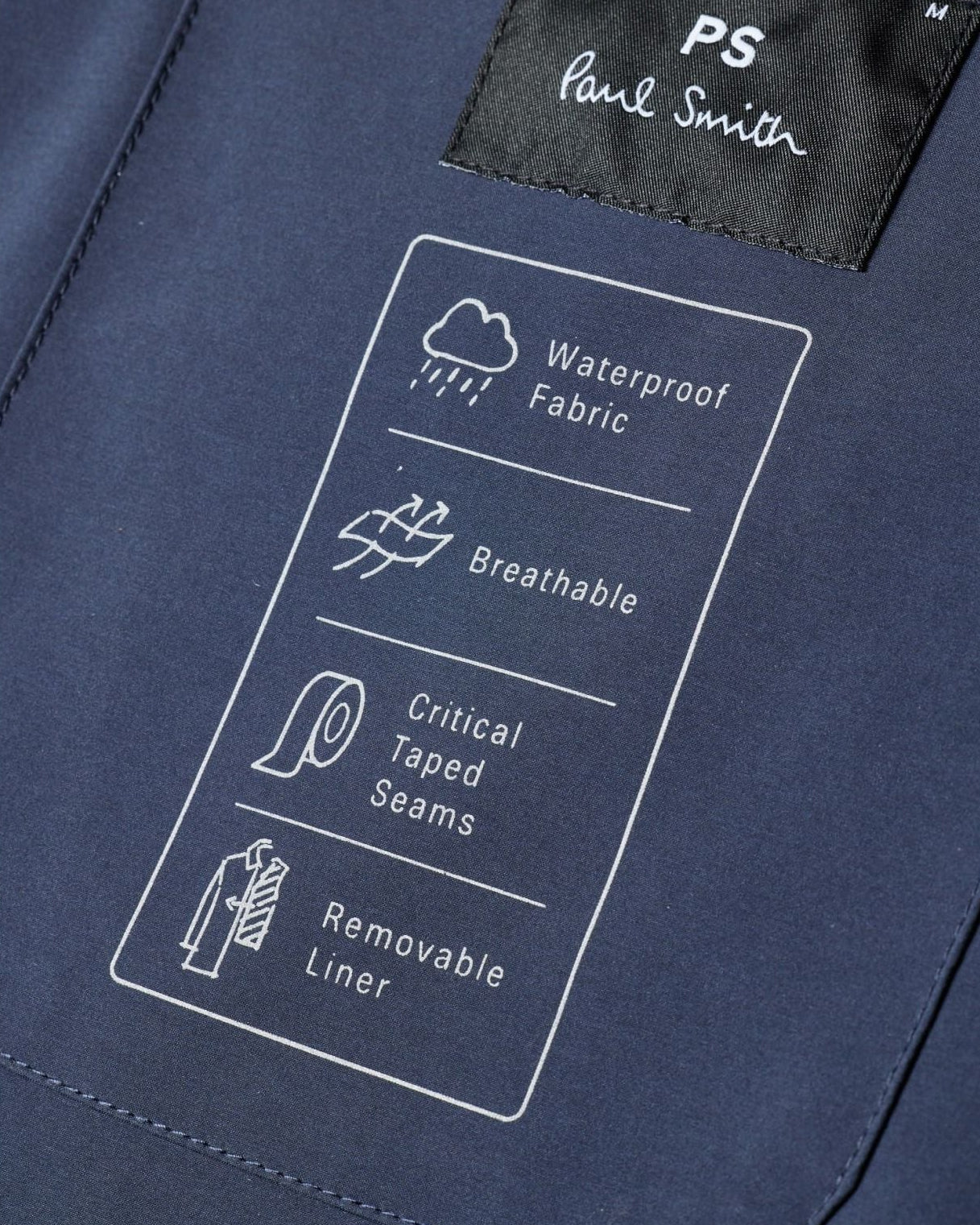 Paul Smith 2-Layer Waterproof Parka With Detachable Gilet