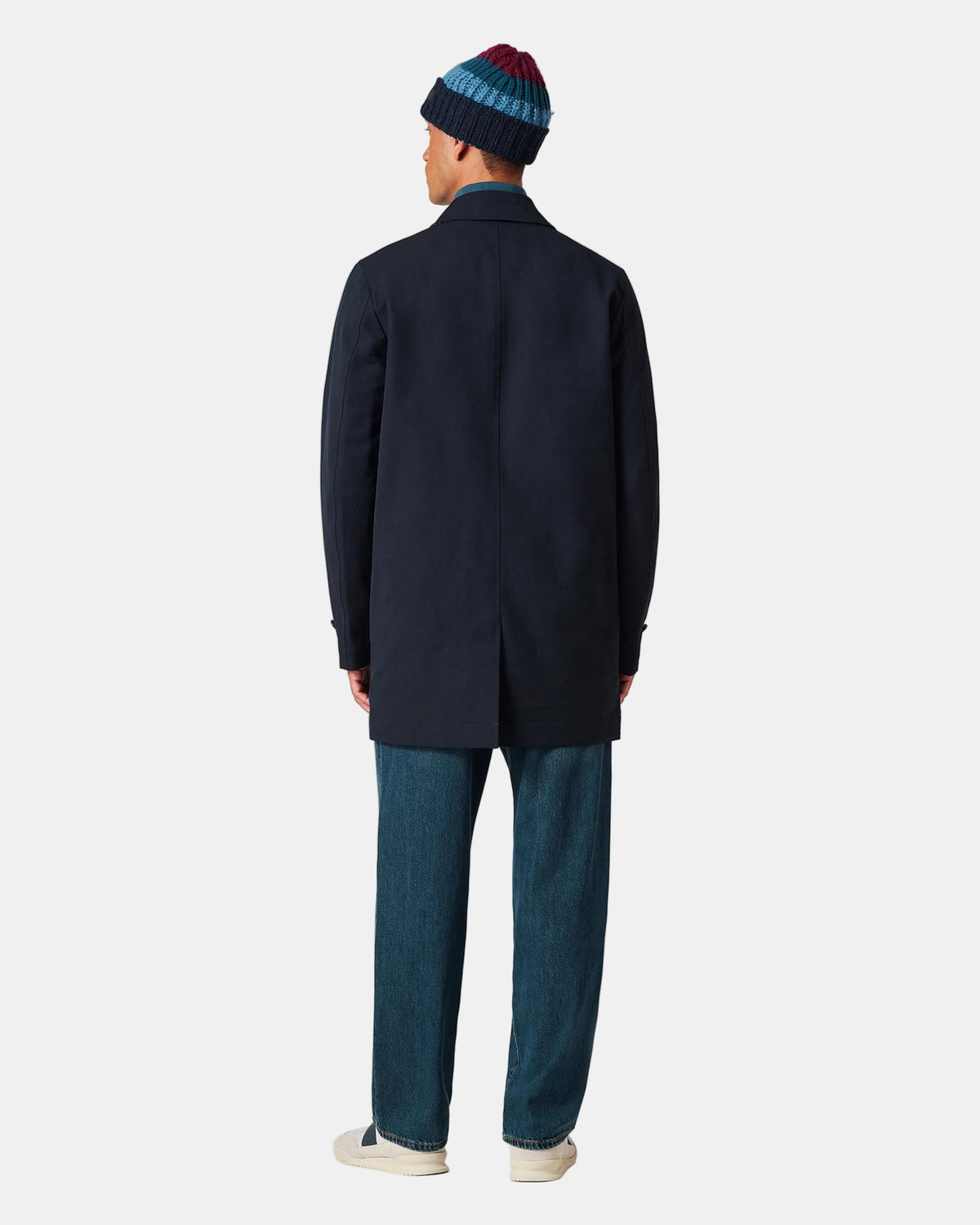 Paul Smith Navy Cotton-Blend Mac