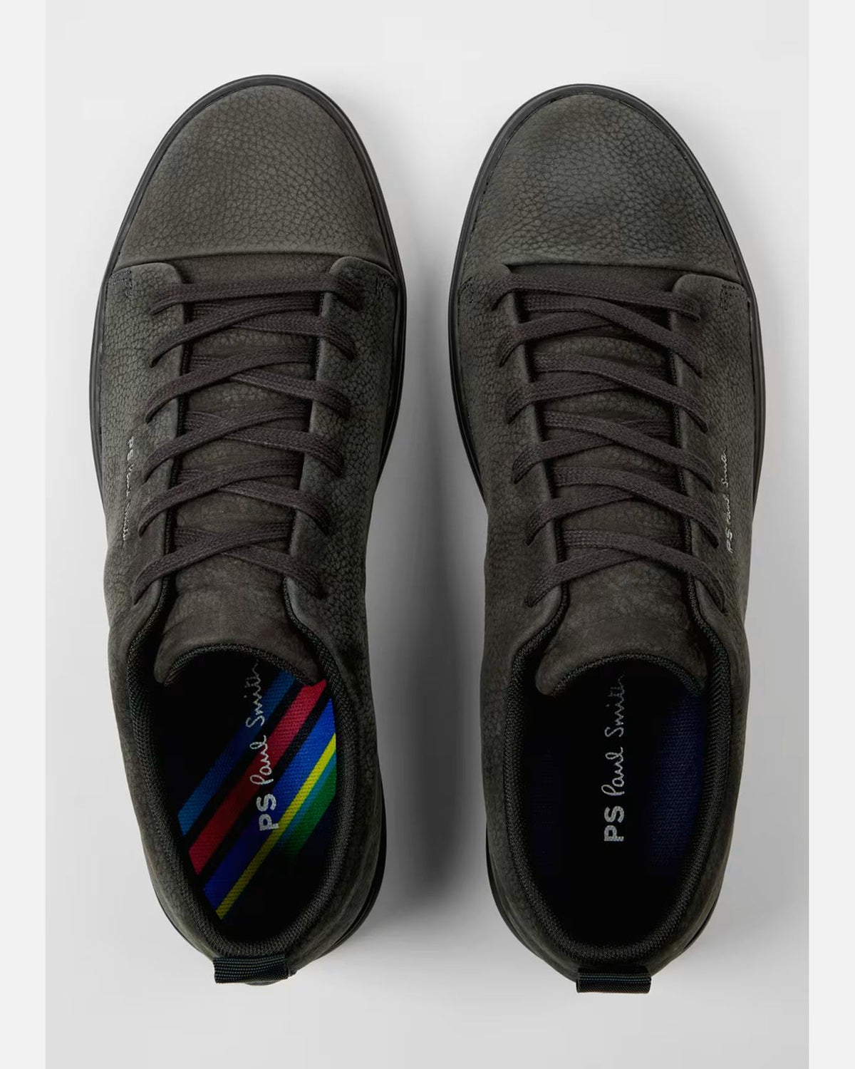 Paul Smith Dark Grey Nubuck 'Lee' Trainers