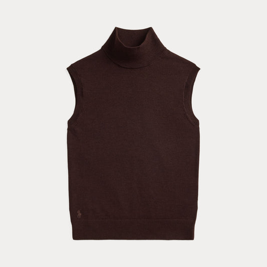 Polo Ralph Lauren Sleeveless Wool Turtle Neck