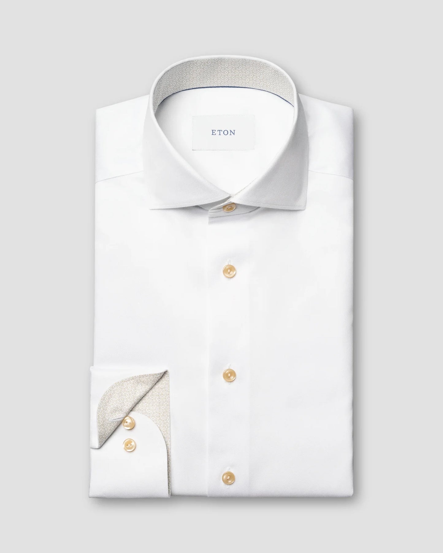 Eton Geometric Effect Signature Twill Shirt