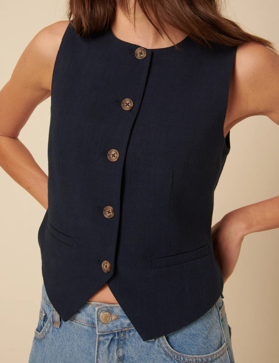 Nobody's Child Crew Neck Waistcoat