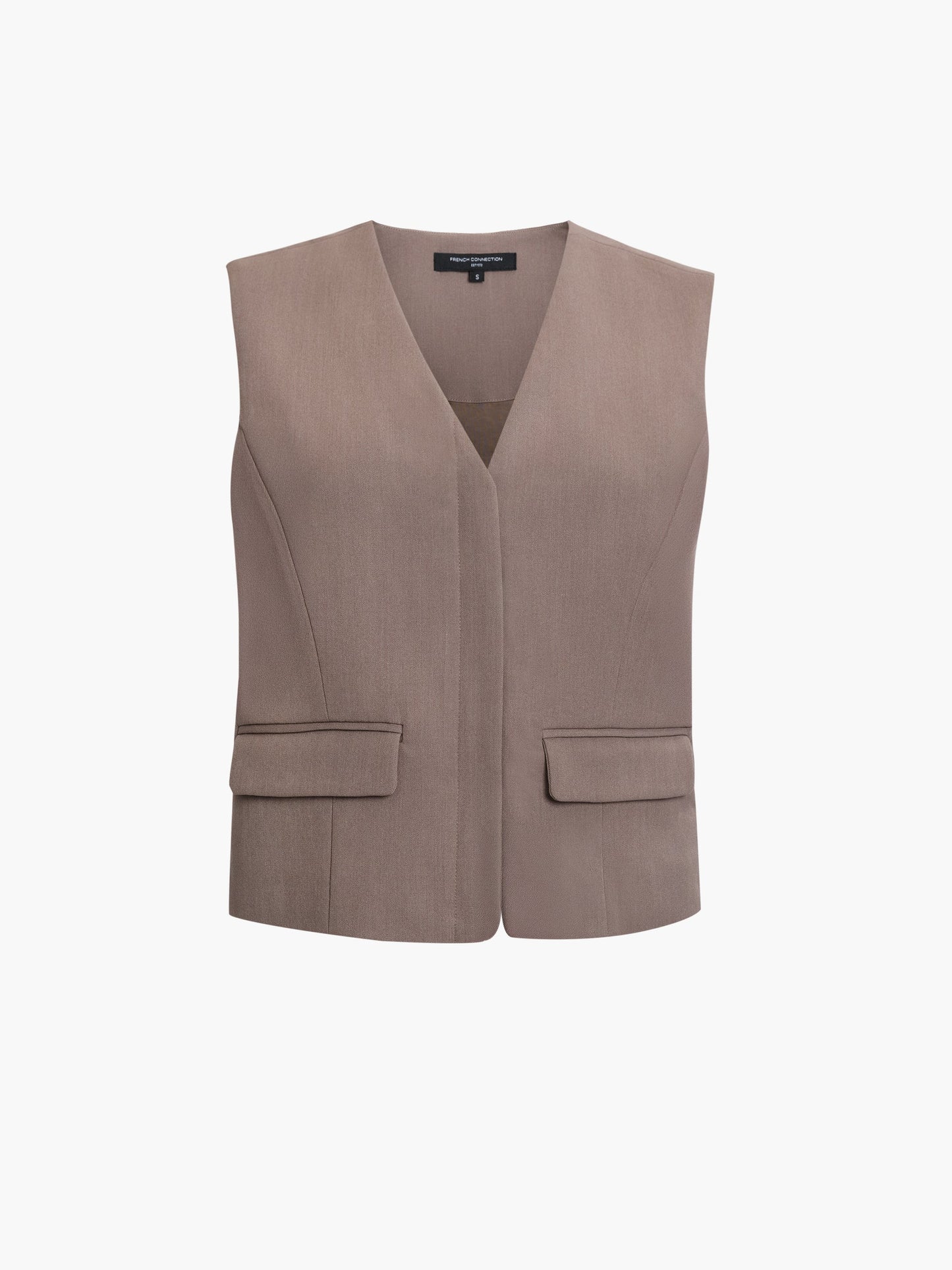 French Connection Vienna V Neck Pocket Waistcoat