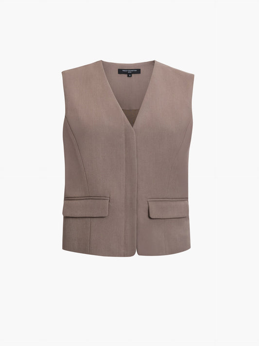 French Connection Vienna V Neck Pocket Waistcoat