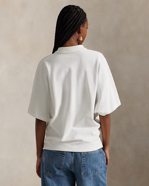 Polo Ralph Lauren Dolman-Sleeve Mesh Polo Shirt