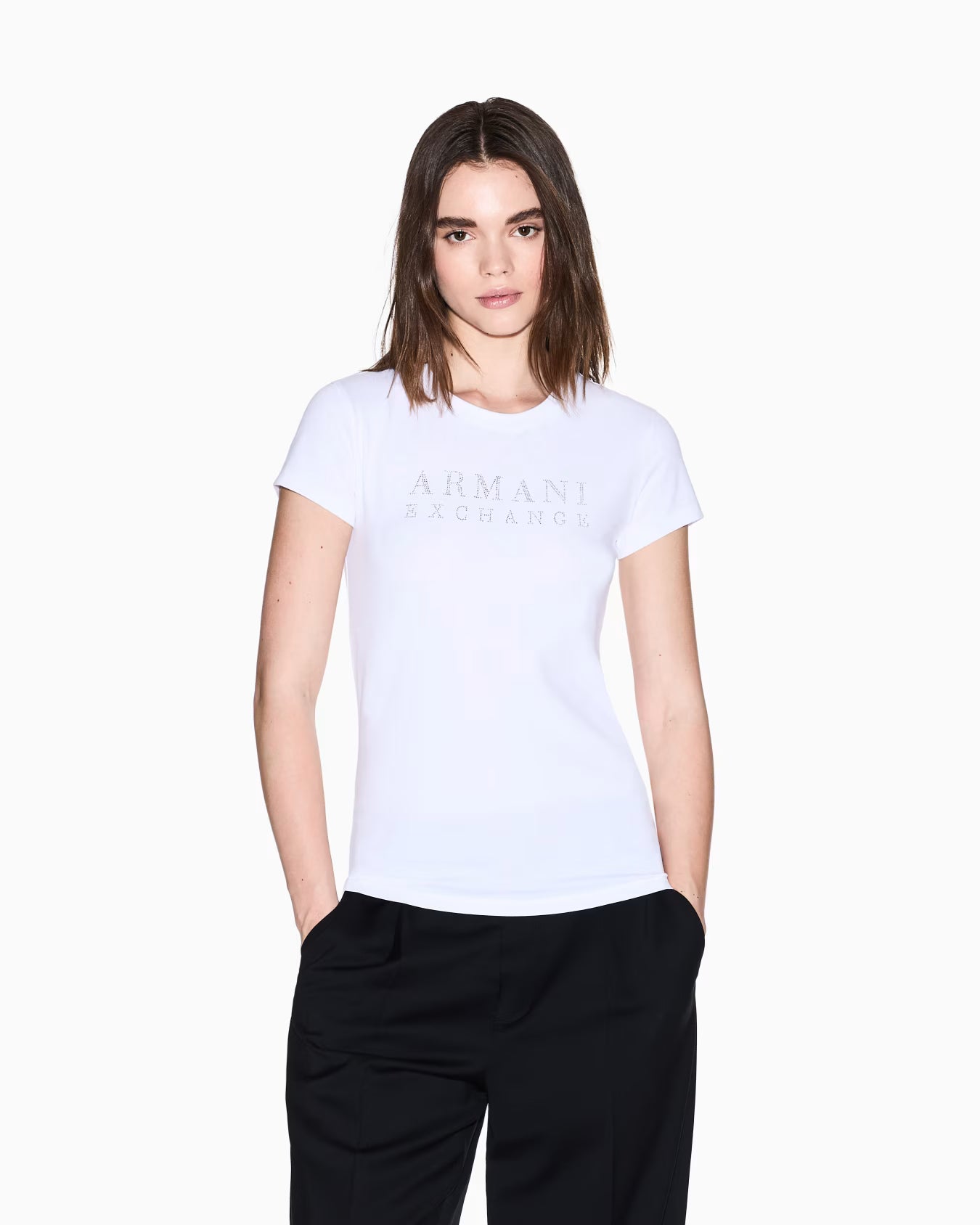 Armani Beaded Logo T-Shirt