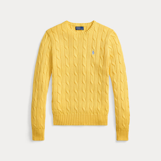 Polo Ralph Lauren Cable Knit Cotton Crewneck Sweater