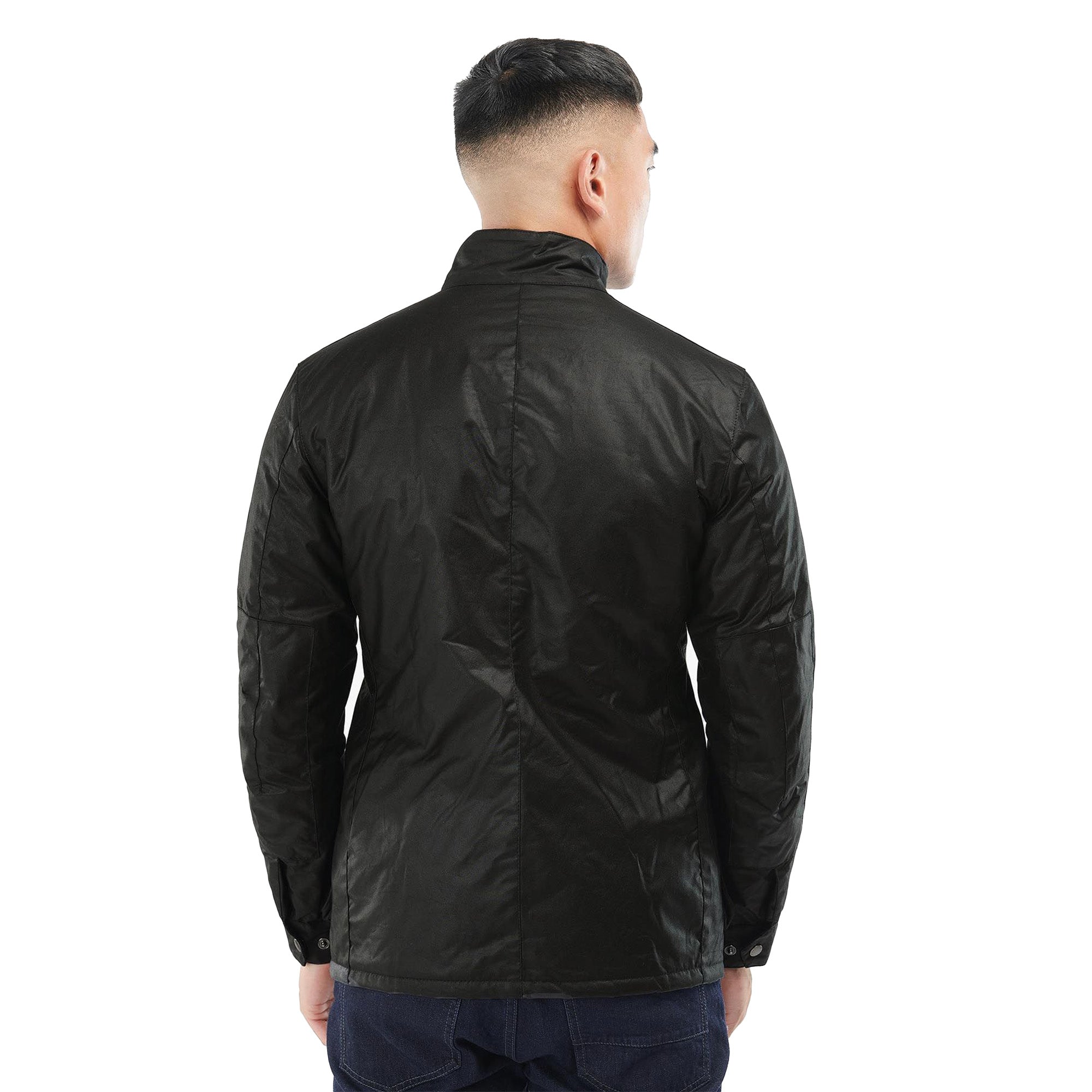 Mens barbour deals biker jacket